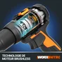 Perceuse sans fil WORX 20 V, sans batterie - brushless