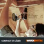 Perceuse sans fil WORX 20 V, sans batterie - brushless