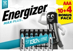 Lot de 10+4 piles alcaline AAA , 1.5 V, ENERGIZER