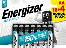 Lot de 10+4 piles alcaline AA , 1.5 V, ENERGIZER