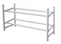 Range-chaussures extensible à poser blanc, 12 paires maximum H.35 x l.62 cm