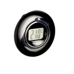 Thermomètre pour intérieur digital, EQUATION, noir