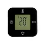 Thermomètre pour intérieur 4 en 1, écran coloré avec rétro-éclairage, EQUATION, noir