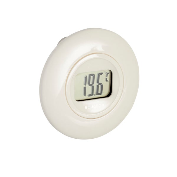 Thermomètre pour intérieur digital, EQUATION, blanc