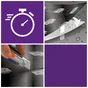 Sous-couche sol dalle / lame pvc avec pare-vapeur Silence Ep.1 mm AXTON, 10 m²