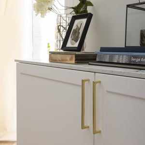Porte battante SPACEO Evo'm Newport H.64 X L.60 cm blanc