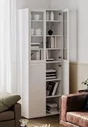 Porte battante SPACEO Evo'm Newport H.102,4 X L.40 cm blanc