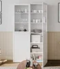 Porte battante SPACEO Evo'm Newport H.102,4 X L.60 cm blanc