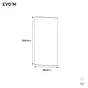 Porte coulissante SPACEO Evo'm Newport H.230,4 X L.60 cm blanc