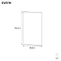 Porte coulissante SPACEO Evo'm Newport H.230,4 X L.80 cm blanc