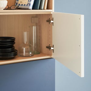 Porte battante SPACEO Evo'm Newport H.38,4 X L.60 cm blanc