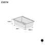 Panier coulissant pour caisson SPACEO Evo'm Mesh noir l.36.8 x  P.48 cm