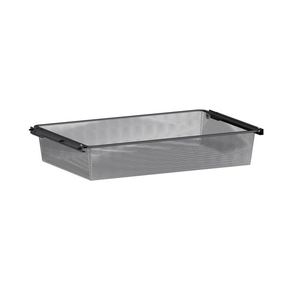 Panier coulissant pour caisson SPACEO Evo'm Mesh noir l.76.8 x  P.48 cm