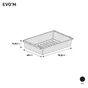 Panier coulissant pour caisson SPACEO Evo'm Mesh noir l.76.8 x  P.48 cm