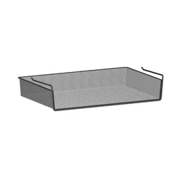 Panier à suspendre MESH noir Spaceo l.56 x p.35.7 cm