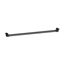 Kit barre de penderie et supports SPACEO Evo'm noir L.56.8 cm