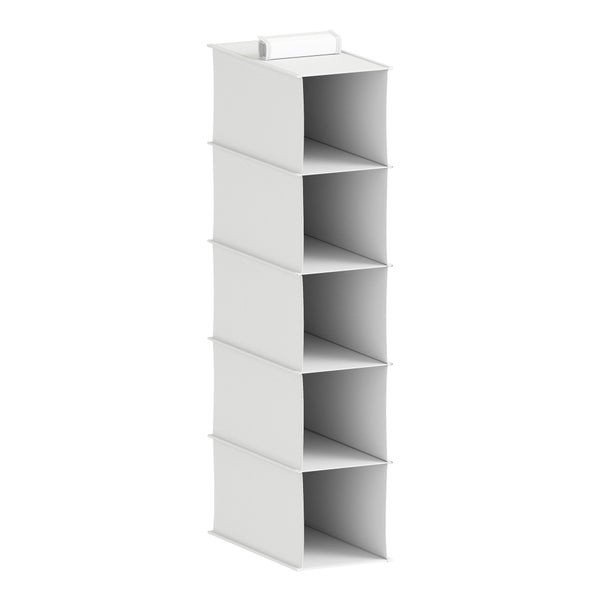 Etagère à suspendre SPACEO blanche H.90 x  l.20.7 x  P.36 cm