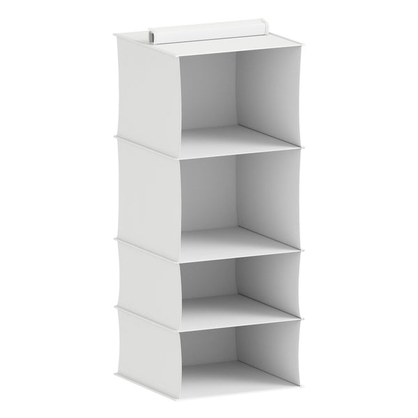 Etagère à suspendre SPACEO blanche H.90 x  l.38.6 x  P.36 cm