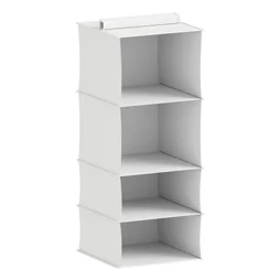 Etagère à suspendre SPACEO blanche H.90 x  l.38.6 x  P.36 cm