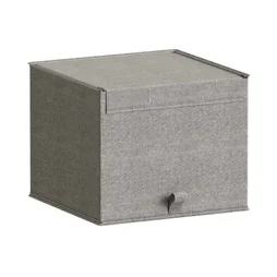 Boite SPACEO Evo'm H.29 x l.36 x P.35 cm gris chiné