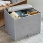 Boite SPACEO Evo'm H.29 x l.36 x P.35 cm gris chiné