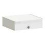 boite fermee evo'm tissu h.16 x l.56 x p.50 cm blanc spaceo