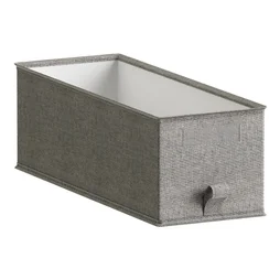 Panier SPACEO Evo'm H.16 x l.18 x P.50 cm gris chiné