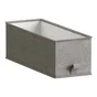 Panier SPACEO Evo'm H.16 x l.18 x P.50 cm gris chiné