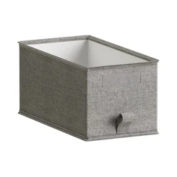 Panier SPACEO Evo'm H.16 x l.18 x P.35 cm gris chiné