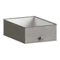 Panier SPACEO Evo'm H.16 x l.36 x P.50 cm gris chiné