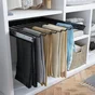 portepantalon evo'm coulissant metal l.60 x p.54 cm noir spaceo