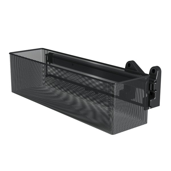 Panier coulissant pour caisson SPACEO Evo'm Mesh noir l.20.4 x  P.48 cm