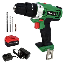Perceuse sans fil PRACTYL 18 V 2 Ah, 1 batterie 18ID1-30.1A