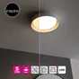 Plafonnier led de salle de bain IP44 Malai, INSPIRE, diam. 30 cm métal blanc