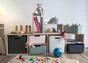 Bac plastique recycle M KUB Bistro 6 H.15 x l.31 x P.31 cm