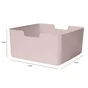 Bac plastique recycle M KUB Bistro 6 H.15 x l.31 x P.31 cm
