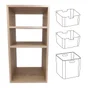 Bac plastique recycle M KUB Bistro 6 H.15 x l.31 x P.31 cm