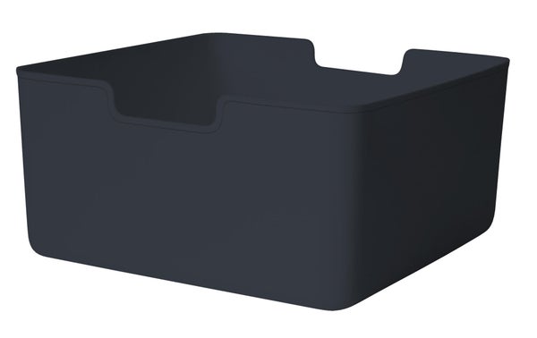 Bac plastique recycle M KUB Paris 1 H.15 x l.31 x P.31 cm