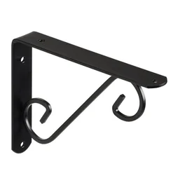 EQUERRE VOLUTE 14X19CM NOIR
