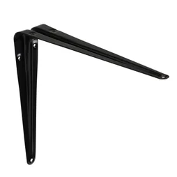 Equerre Normo acier peint noir, H.25 x P.20 cm
