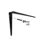 EQUERRE NORMO 25X30CM NOIR