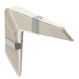 LOT 10 EQUERRES NORMO 15X20CM BLANCHE