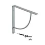EQUERRE BI BOP 23X23CM GRISE