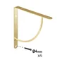 EQUERRE BI BOP 23X23CM LAITON