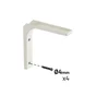 EQUERRE MODERN 10X10CM BLANCHE