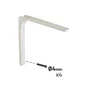 EQUERRE MODERN 25X30 BLANCHE