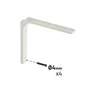 EQUERRE MODERN 12.5X15CM BLANCHE