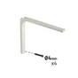 EQUERRE MODERN 30X40CM BLANCHE