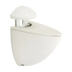 LOT 2 CLIPS POUR TABLE VERRE 3-6MM BLANC