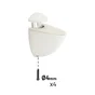LOT 2 CLIPS POUR TABLE VERRE 3-6MM BLANC